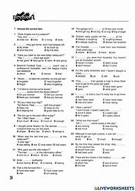 Image result for Multiple Choice Grammar Worksheets