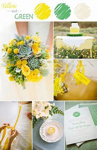 Image result for Green and Yellow Wedding Colors