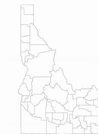 Image result for Idaho County Map Outline