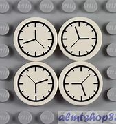 Image result for LEGO 2X2 Round Tile Clock
