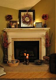 Image result for Decorated Fireplace Mantels