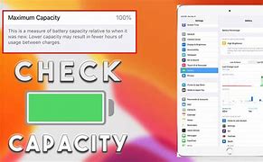 Image result for How to See Battery Health On iPad