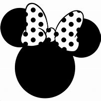 Image result for Minnie Mouse Ears Silhouette