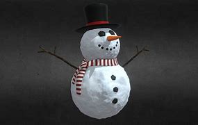 Image result for Happy New Year Snowman 3D Model