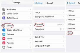 Image result for How to Turn Off Auto Lock On iPhone