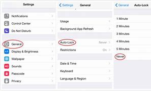 Image result for How to Turn Off Auto Lock iPhone