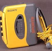 Image result for Yellow Walkman with Buttons Sony