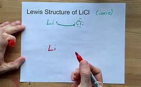 Image result for Lithium Chloride Lewis Structure