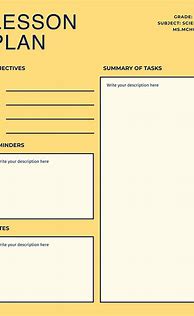 Image result for Science Lesson Plan Template