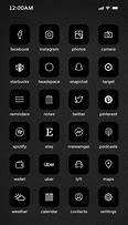 Image result for Black and White New Icons iPhone