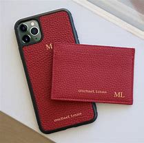 Image result for Badge Engraved Leather iPhone 11" Case