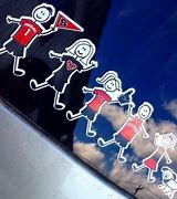 Image result for Funny Family Car Stickers