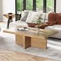 Image result for Natural Wood Coffee Table