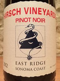 Image result for Hirsch Pinot Noir East Ridge