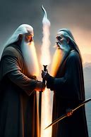 Image result for Saruman and the Wild Men