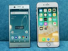 Image result for XZ-1 Compact vs iPhone SE