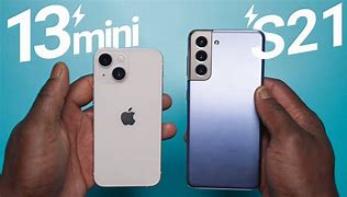 Image result for iPhone 13 Mini vs S21