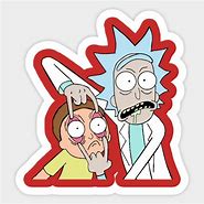Image result for Rick and Morty Laptop Stickers