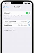 Image result for Settings Bluetooth iPhone Screen
