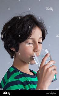Image result for Water Glass Drinking Boy