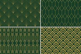 Image result for Green and Gold Digital Patterns