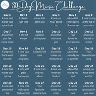 Image result for 30-Day Music Challenge Template