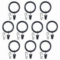 Image result for Curtain Ring with Clip and Hook