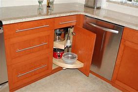 Image result for Lazy Susan Corner Base Cabinet