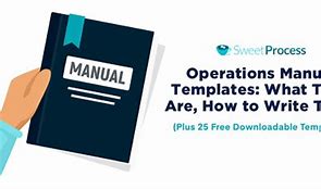 Image result for User Manual Template Free