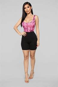 Image result for Pink Fashion Nova Bodysuit