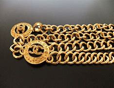 Image result for Chanel Vintage Gold Chain Belt Hallmarks