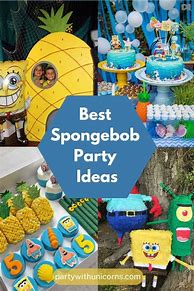 Image result for Spongebob Birthday Party