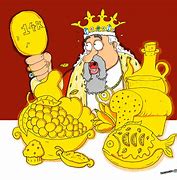 Image result for Koning Midas Cartoon