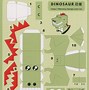 Image result for 3D Dinosaur Cut Out Template