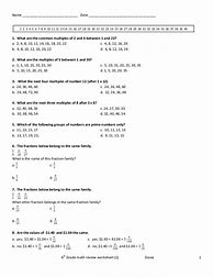 Image result for 6th Grade Math Review Sheet