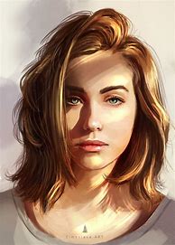 Image result for Brown Hair Girl Digital Art