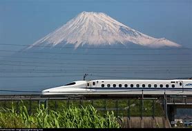 Image result for Japan Bullet Train Mount Fuji