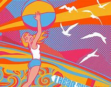 Image result for 60s Beach Aesthetic
