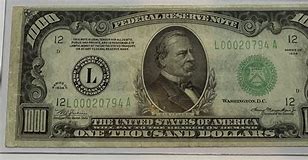 Image result for 1000 Dollar Bill Front and Back