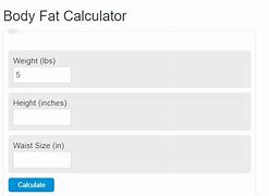 Image result for Body Fat Calculator