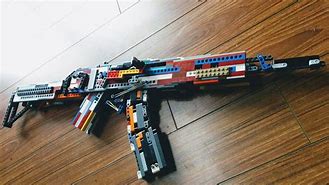 Image result for LEGO AK 47