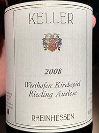 Image result for Weingut Keller Westhofener Riesling Auslese