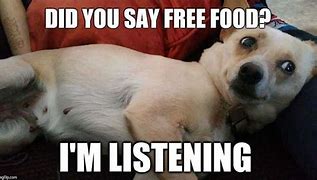 Image result for Free Food Count Me in Meme