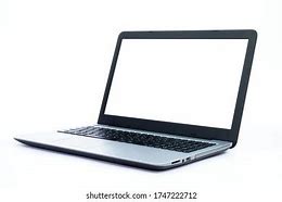 Image result for A Laptop with a Blank White Screen