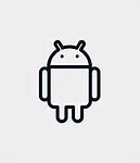 Image result for Android-App White and Orange Logo