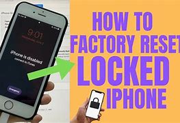 Image result for How to Factory Reset a Locked iPhone