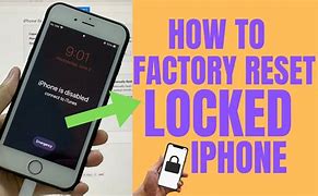 Image result for How to Reset Locked iPhone 5