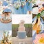 Image result for Royal Blue and Peach Wedding Rustic