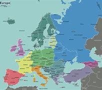 Image result for Europe Map Regions