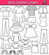 Image result for Girl Clothing Clip Art